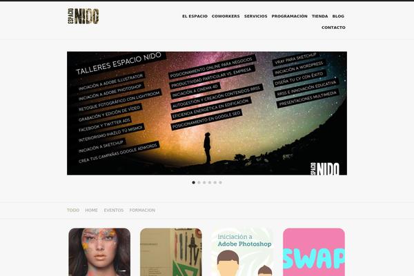 Punch theme site design template sample
