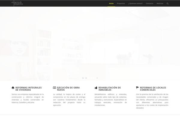 Enfold theme site design template sample