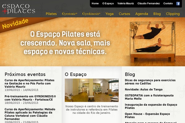 espacopilates.com.br site used Pilates