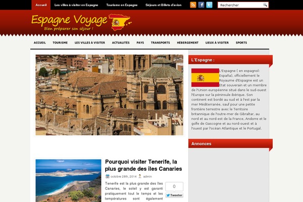 espagne-voyage.com site used Freshness