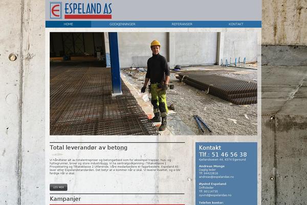 espelandas.no site used Espelandholding
