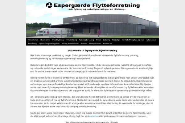 espergaerdeflyt.dk site used Child-theme-twenty-eleven