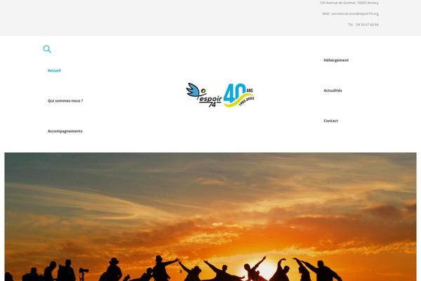 Porto Child theme site design template sample