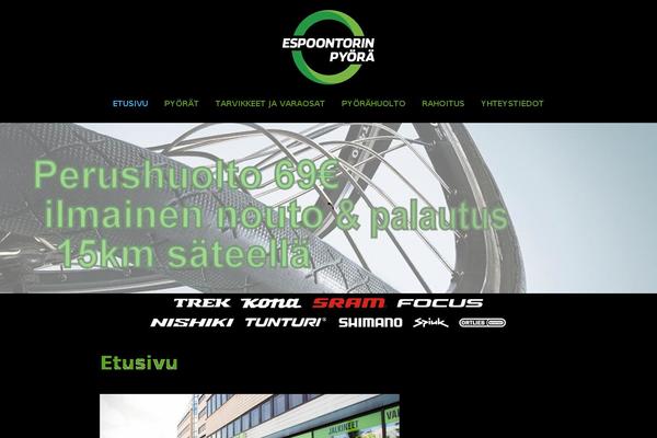 WordPress website example screenshot
