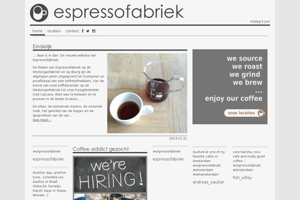 WordPress website example screenshot