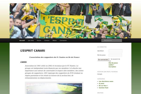WordPress website example screenshot