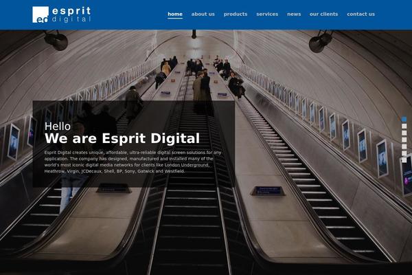 espritdigital.com site used Esprit