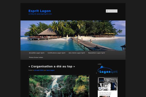 espritlagon.com site used Twenty Eleven
