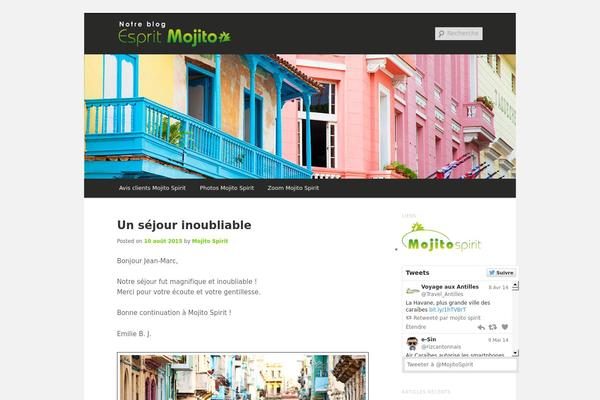 Twenty Eleven theme site design template sample