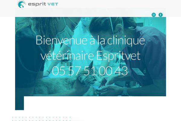 espritvet.com site used Dentist-wp