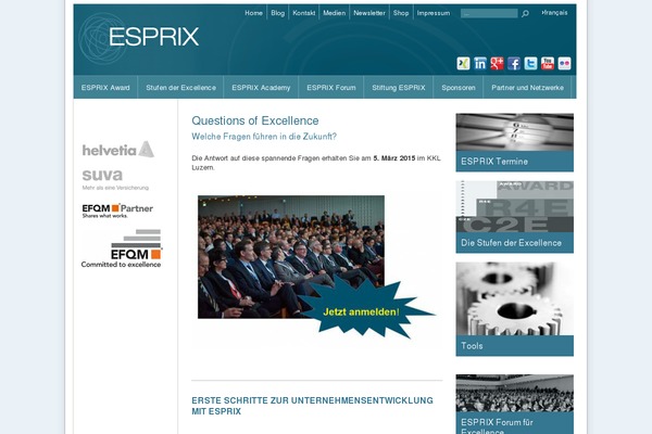 esprix.ch site used Everest-wp