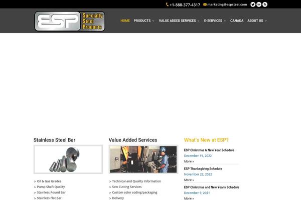 espsteel.com site used Esp