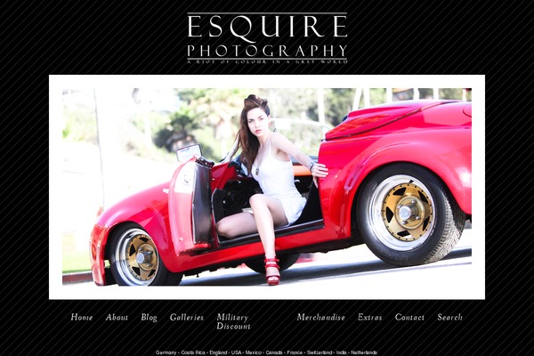 Prophoto4 theme site design template sample