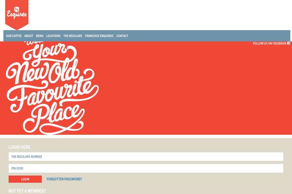 Esquire theme site design template sample