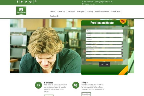 essaybox.co.uk site used Eassaybox