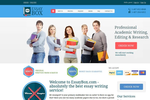 WordPress website example screenshot