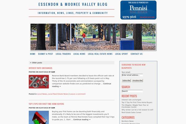 essendonblog.com.au site used Essendonblog