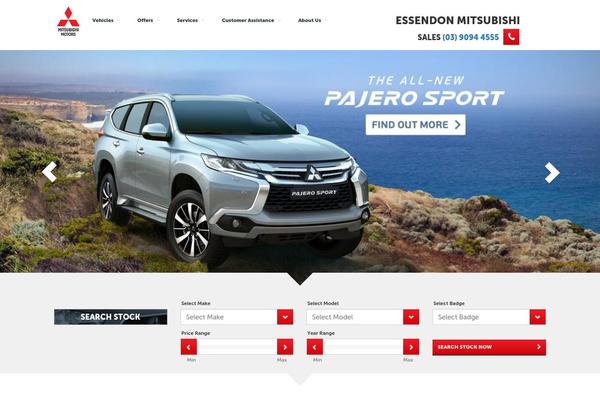 mitsubishi1 theme websites examples