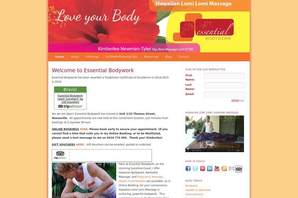 essentialbodywork.com.au site used Mucho