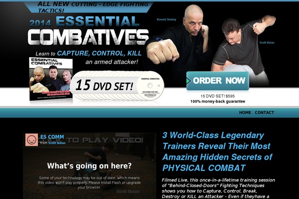 essentialcombatives.com site used Essential