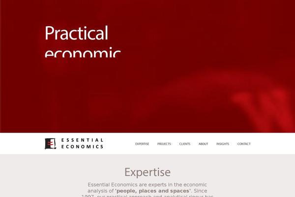 essentialeconomics.com site used Foundationpress-v0.1