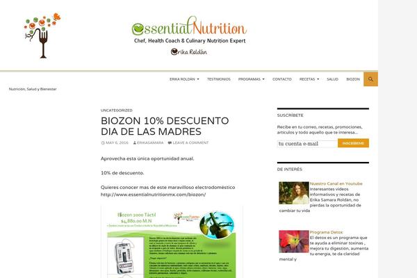 Twenty Fourteen theme site design template sample