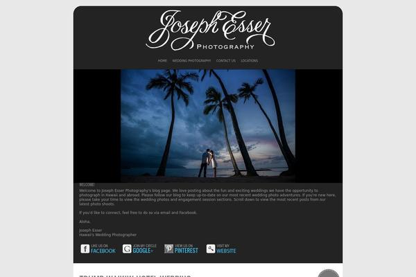 Prophoto4 theme site design template sample