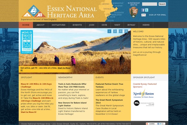 essexheritage.org site used Essex-national-heritage