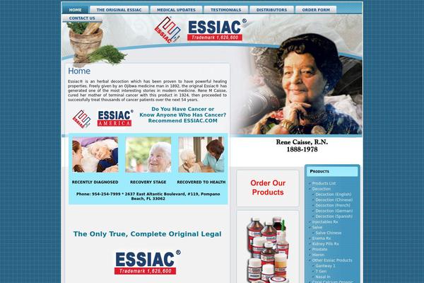 essiac.com site used Medical_diet