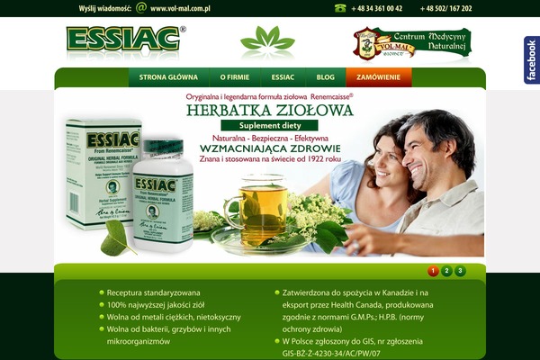 essiac.pl site used Volmal