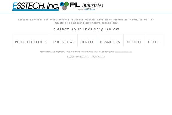 esstechinc.com site used Esstech