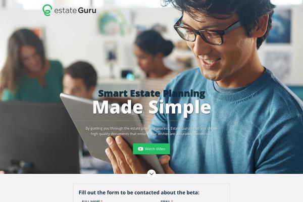 Guru theme site design template sample