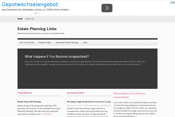 estateplanninglinks.com site used Thesis