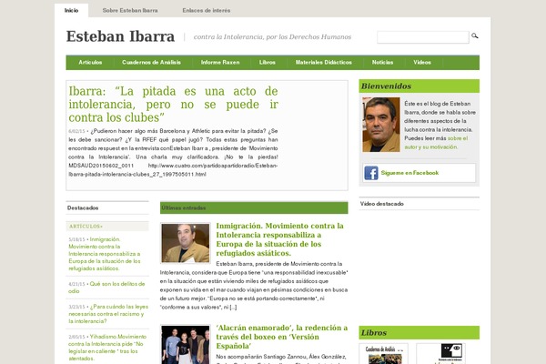 estebanibarra.com site used Esteban