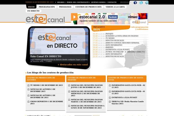 estecanaltv.com site used Estecanal