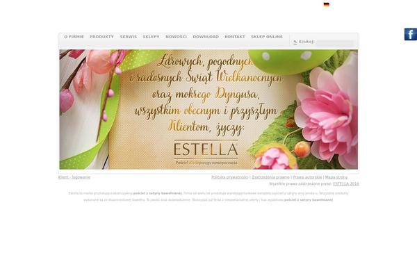 estella theme site design template sample