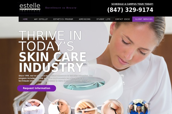 estelle.edu site used Theme-esi