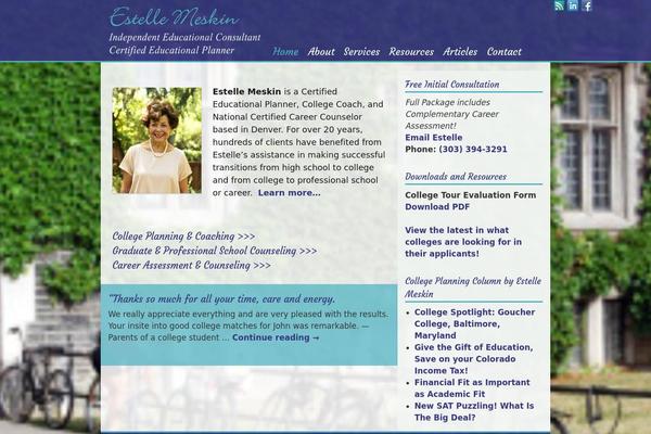 Weaver II pro theme site design template sample