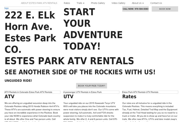 estesparkatvrentals.com site used Uxi