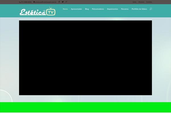 Divi theme site design template sample