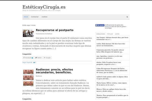 esteticaycirugia.es site used Prettychic