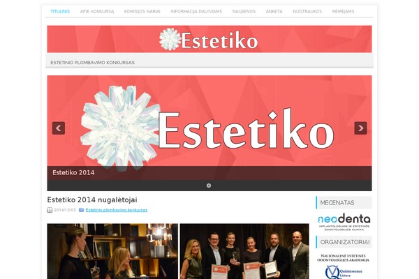 estetiko.lt site used Simpletech