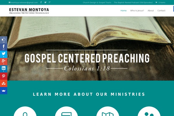 WordPress website example screenshot