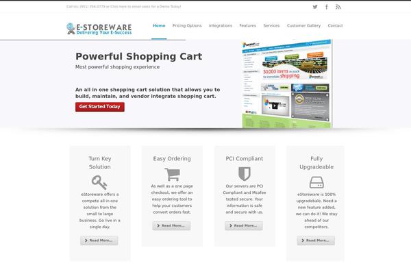 WordPress website example screenshot
