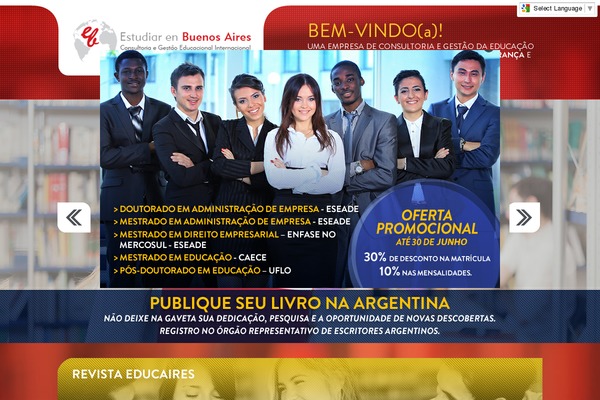 estudiarbuenosaires.com site used Paginaentrada