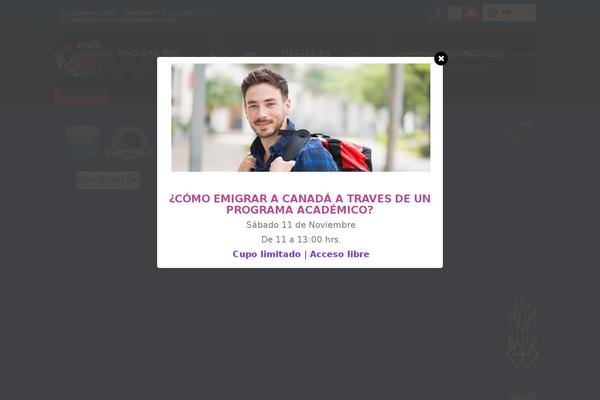 estudiaviajando.com site used Theme-ev