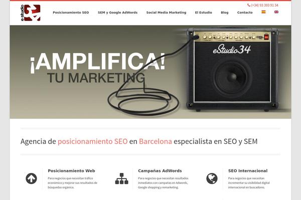 WordPress website example screenshot