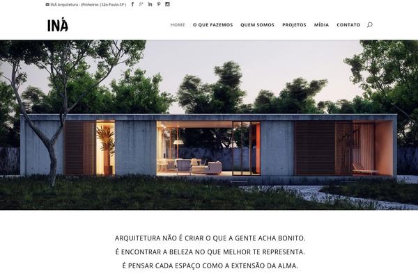 Divi theme site design template sample