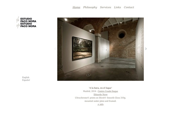 estudiopacomora.com site used Paco_mora