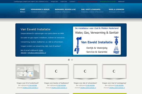 WordPress website example screenshot